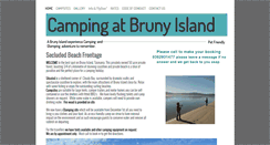 Desktop Screenshot of campingatbrunyisland.com